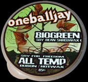 Factory Waxed with Oneballjay bio-green-rub-on